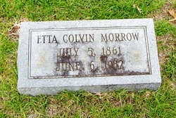 Mary Etta <I>Colvin</I> Morrow 