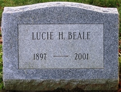 Lucie Elizabeth <I>Haden</I> Beale 