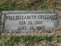 Wili Elizabeth Grizzard 