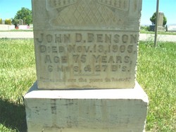John Drown Benson 