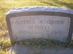 Alberta Grace “Bertie” <I>Wintrode</I> Bennett 