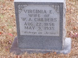 Virginia Elizabeth Conner <I>Pool</I> Childers 