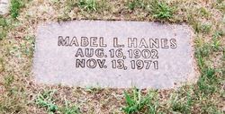 Lulu Mabel “Mabel” <I>Pope</I> Hanes 