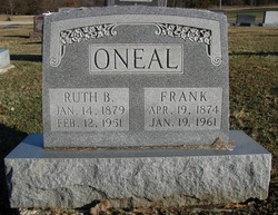 Ruth <I>Bartley</I> O'Neal 