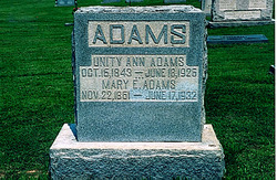 Unity Ann <I>Adams</I> Adams 