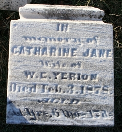 Catherine Jane <I>Patton</I> Yerion 