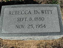 Rebecca J. <I>Yerion</I> DeWitt 