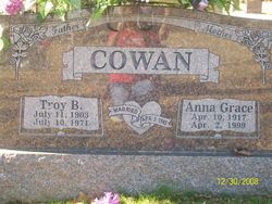 Anna Grace <I>Boyd</I> Cowan 