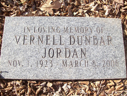 Vernell <I>Dunbar</I> Jordan 