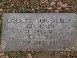 Caroline Grier <I>King</I> Ambler 