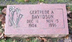 Gertrude Alice <I>Versteeg</I> Davidson 