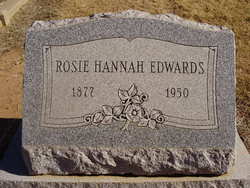 Rosa Lee <I>Allen</I> Hannah Edwards 