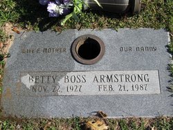 Betty Bettina <I>Boss</I> Armstrong 