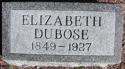 Elizabeth <I>Bennett</I> DuBose 