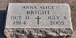 Anna Alice <I>Kistler</I> Bright 