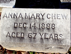 Anna Mary <I>Hauer</I> Chew 