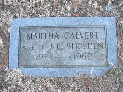 Martha <I>Calvert</I> Shelden 