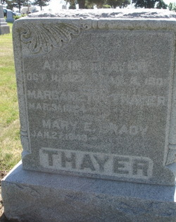 Mary E <I>Thayer</I> Brady 