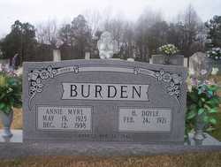 Annie Myrl <I>Hogan</I> Burden 