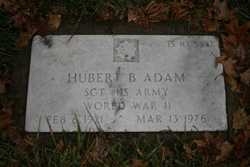 Sgt Hubert B Adam 