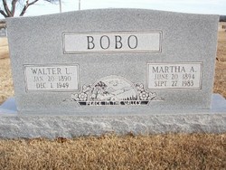 Martha Alice <I>Sanders</I> Bobo 