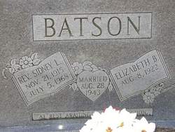 Rev Sidney Lafayette Batson 
