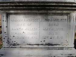 Hannah <I>Ambrose</I> Walker 