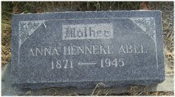 Anna <I>Henneke</I> Abel 