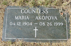 Countess Maria Akopova 
