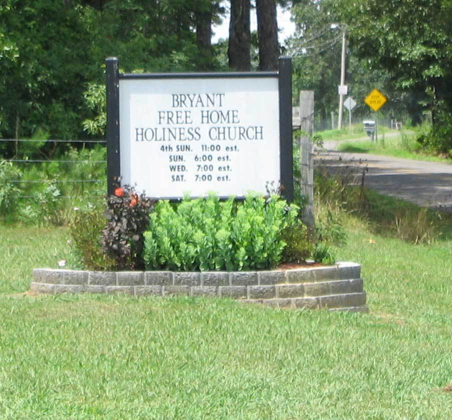 Bryant Free Home Holiness Cemetery
