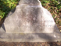 Annie Gray <I>Cheshire</I> Nash 
