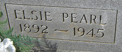 Elsie Pearl <I>Hansel</I> Moser 