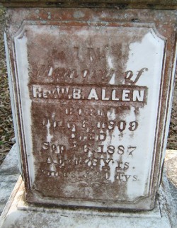 Rev William Bennett “Will” Allen 