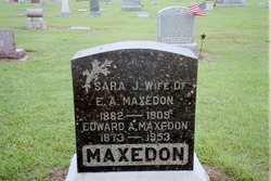 Sarah Jane <I>Simonson</I> Maxedon 