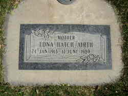Edna <I>Hatch</I> Airth 