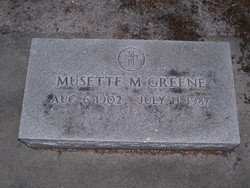 Musette Minnie <I>Coulter</I> Greene 