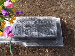 Florence Maybelle <I>Rembert</I> Brown 