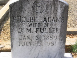 Phoebe <I>Adams</I> Fuller 