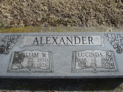 Lucinda Katherine <I>McKinley</I> Alexander 