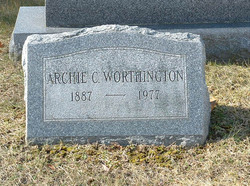 Archie C Worthington 