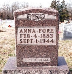 Anna Mary <I>Stogsdill</I> Fore 