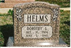 Dorothy Lee <I>Mefford</I> Helms 
