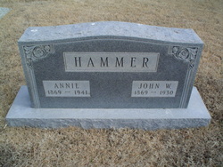 Annie <I>Cook</I> Hammer 