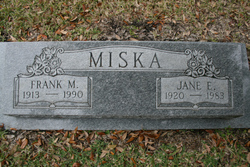 Jane Elizabeth <I>Ackerman</I> Miska 