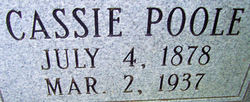 Cassie <I>Poole</I> Howell 