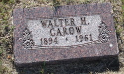 Walter H Carow 