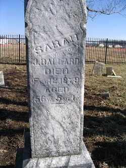 Sarah Jane <I>Corbaly</I> Ballard 