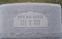 Effie Mae <I>Sorrenson</I> Parker 
