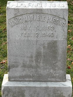 Maud <I>Marable</I> Harding 