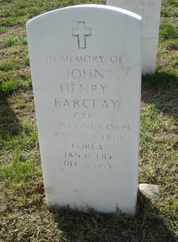 Capt John Henry Barclay 